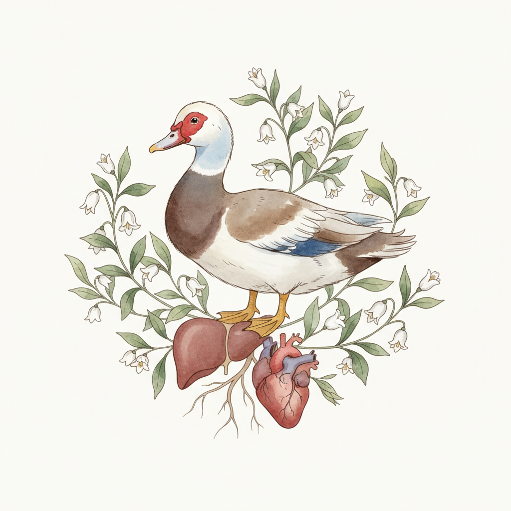 Anas Barbariae Hepatis et Cordis Extractum (homeopathic)