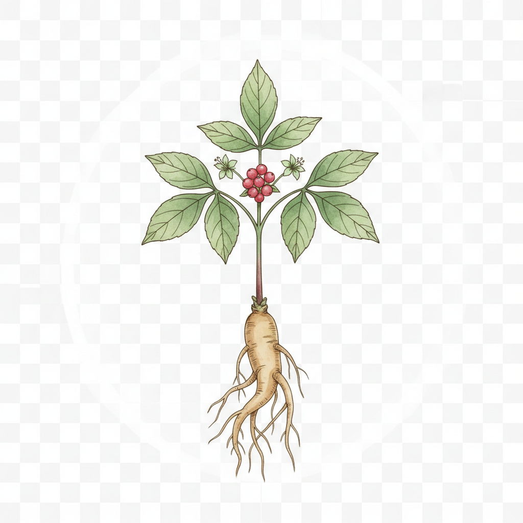 Asian Ginseng (Panax Ginseng)