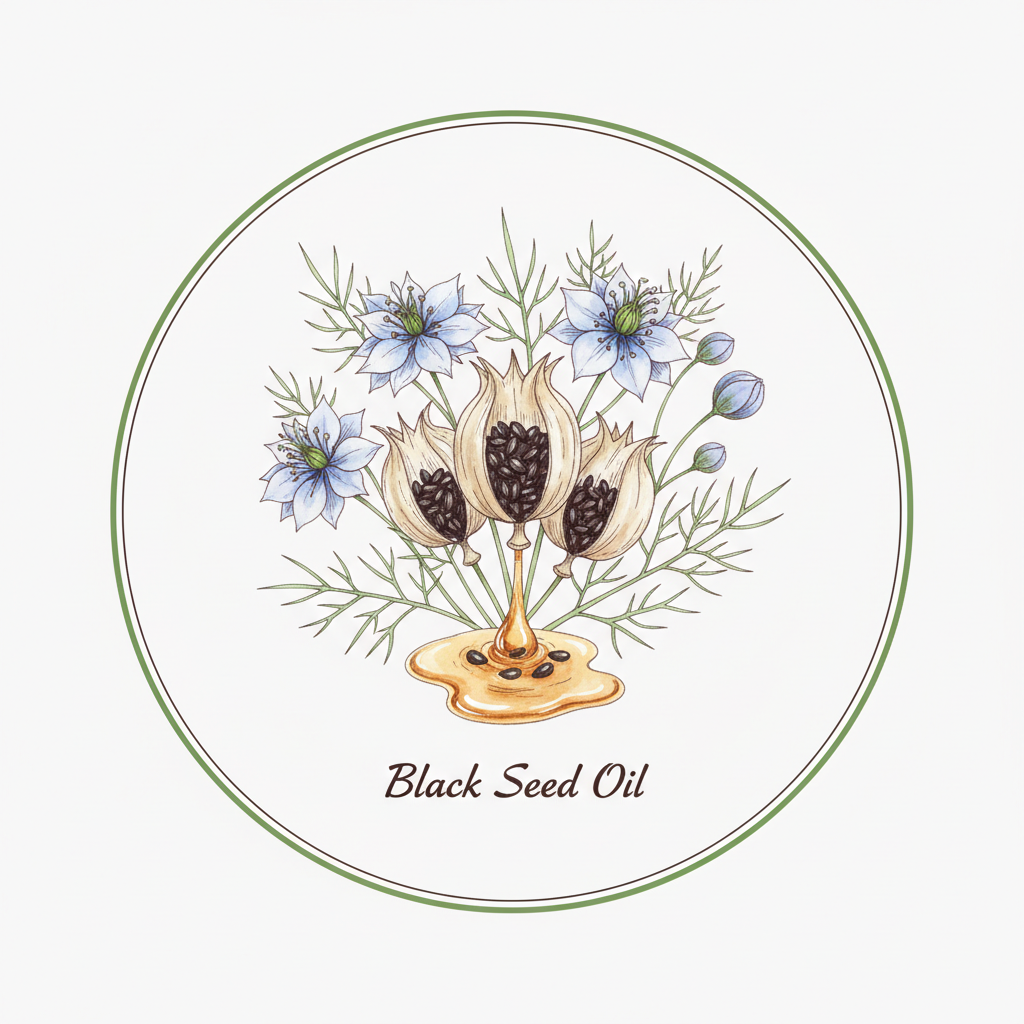 Black Seed Oil (Nigella sativa)
