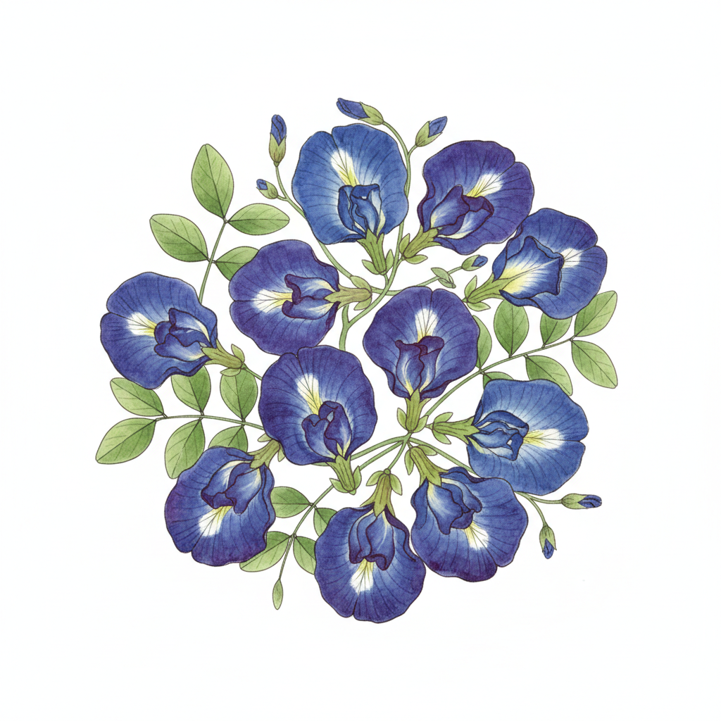 Butterfly pea flower