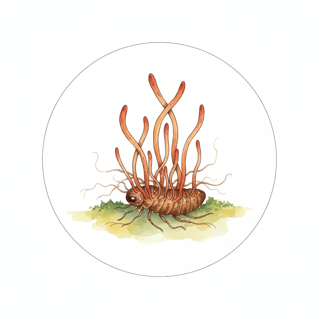 Cordyceps militaris (Dong Chong Xia Cao)