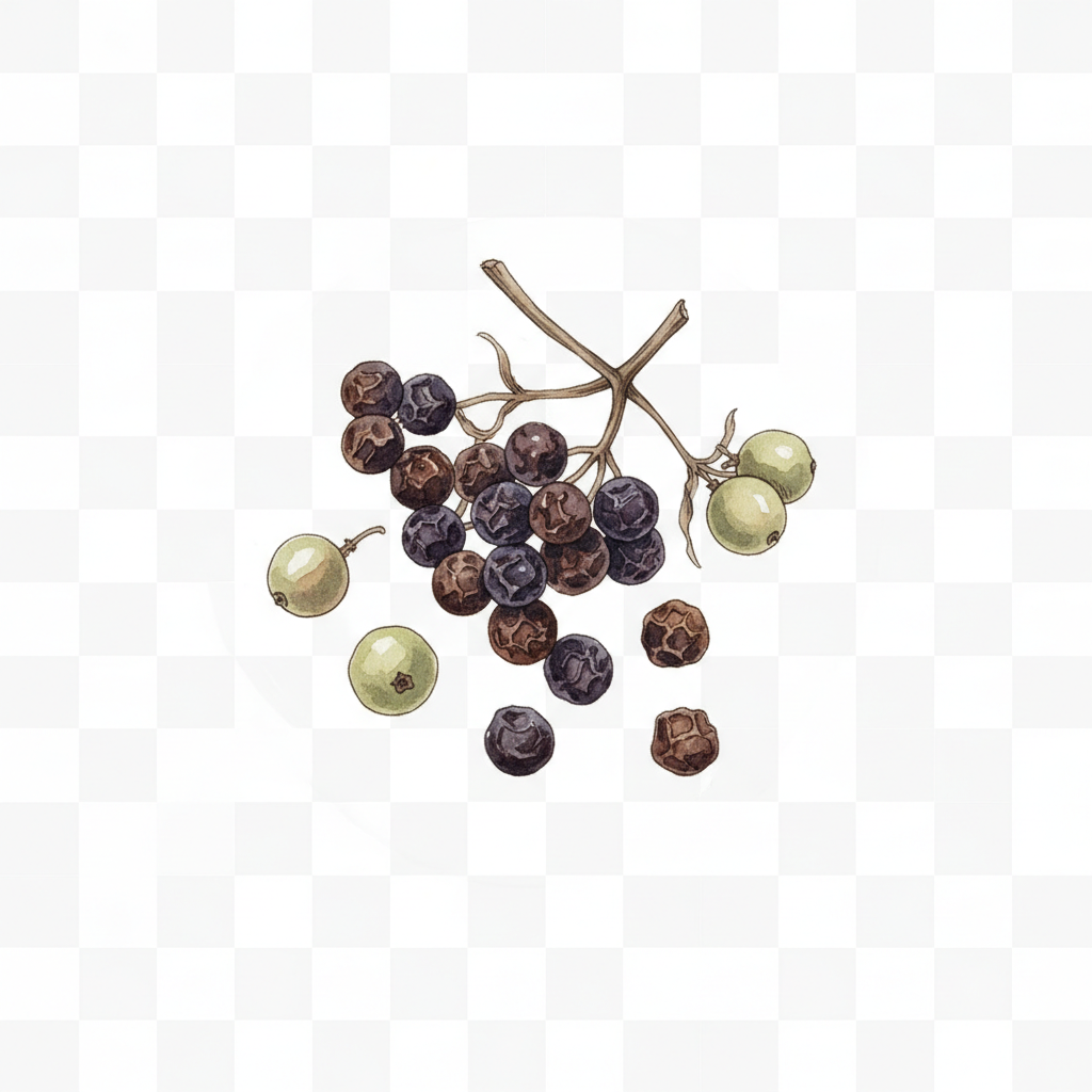 Black Pepper Piper Nigrum