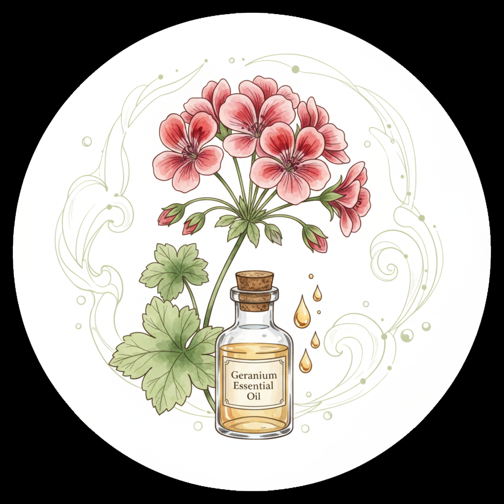 Geranium (Pelargonium graveolens) Essential Oil