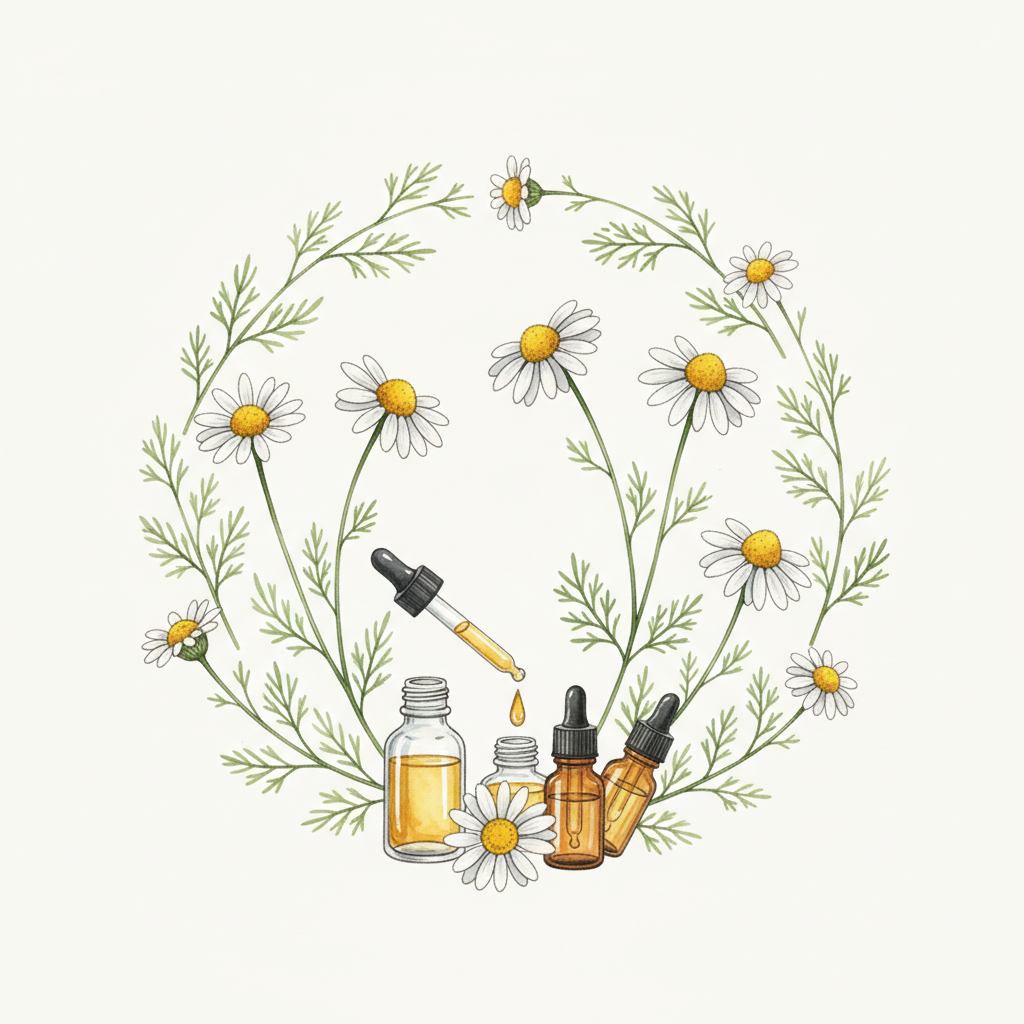Roman Chamomile (Chamaemelum nobile) / German Chamomile (Matricaria recutita) Essential Oil