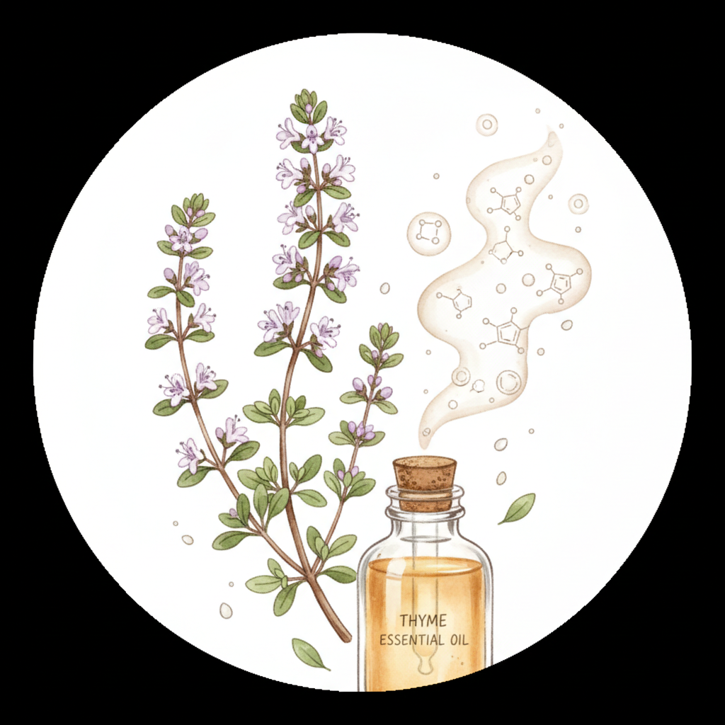 Thyme (Thymus vulgaris) Essential Oil