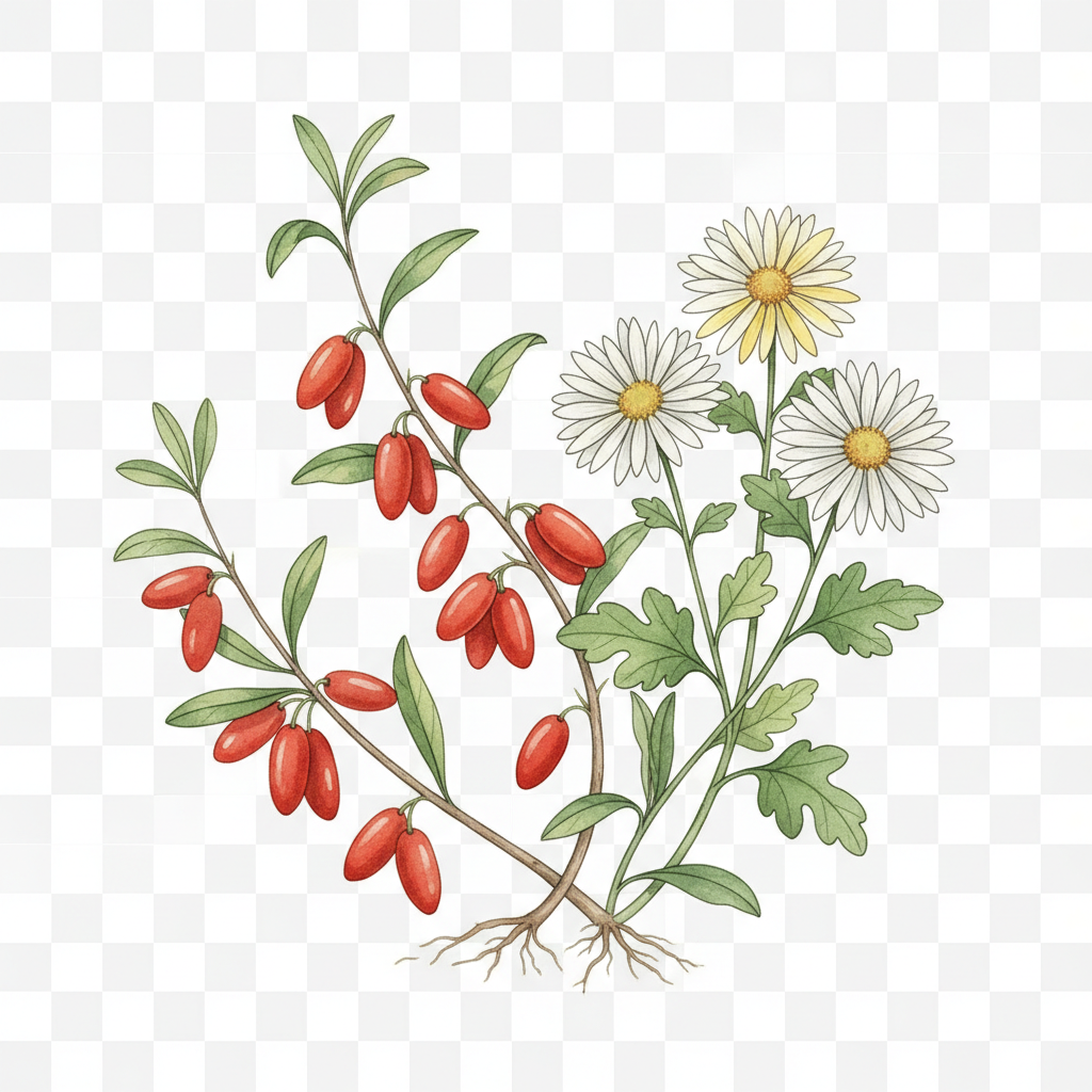 Goji / Lycium with Chrysanthemum (Qi Ju)