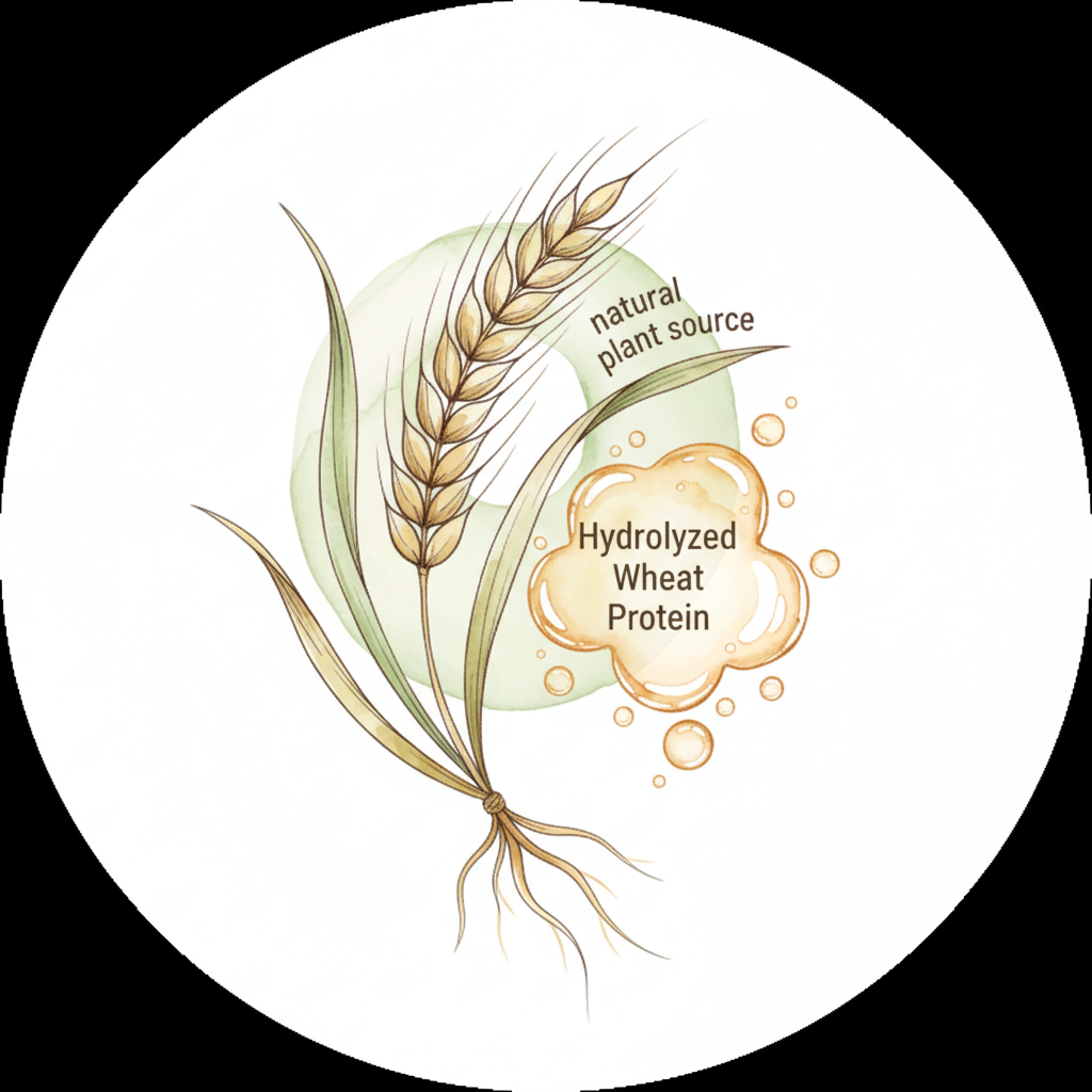 Hydrolyzed wheat protein