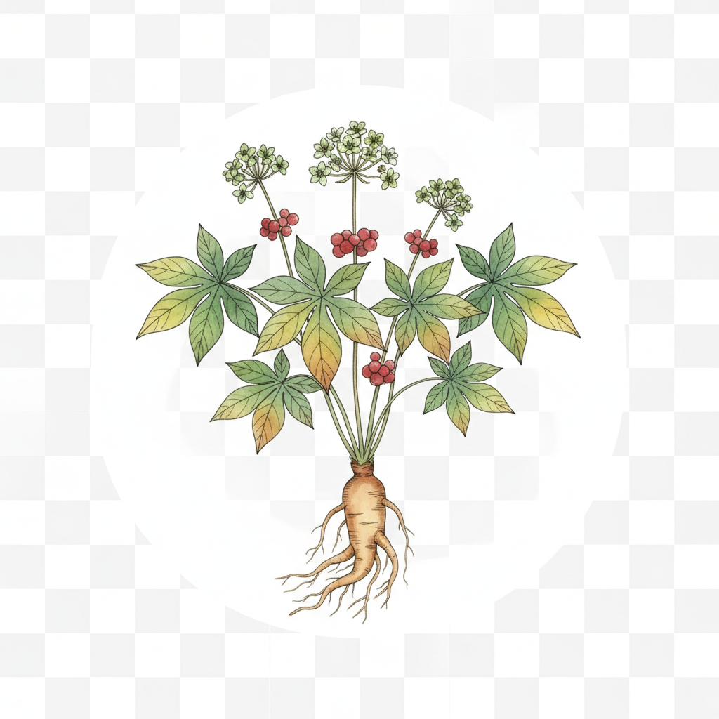 Panax Ginseng (Asian Ginseng)