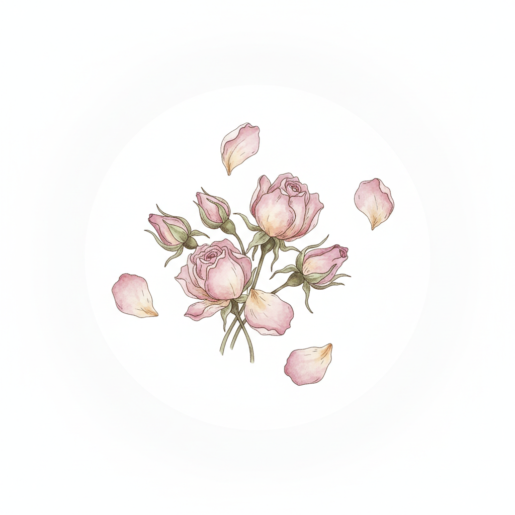 Rose petals