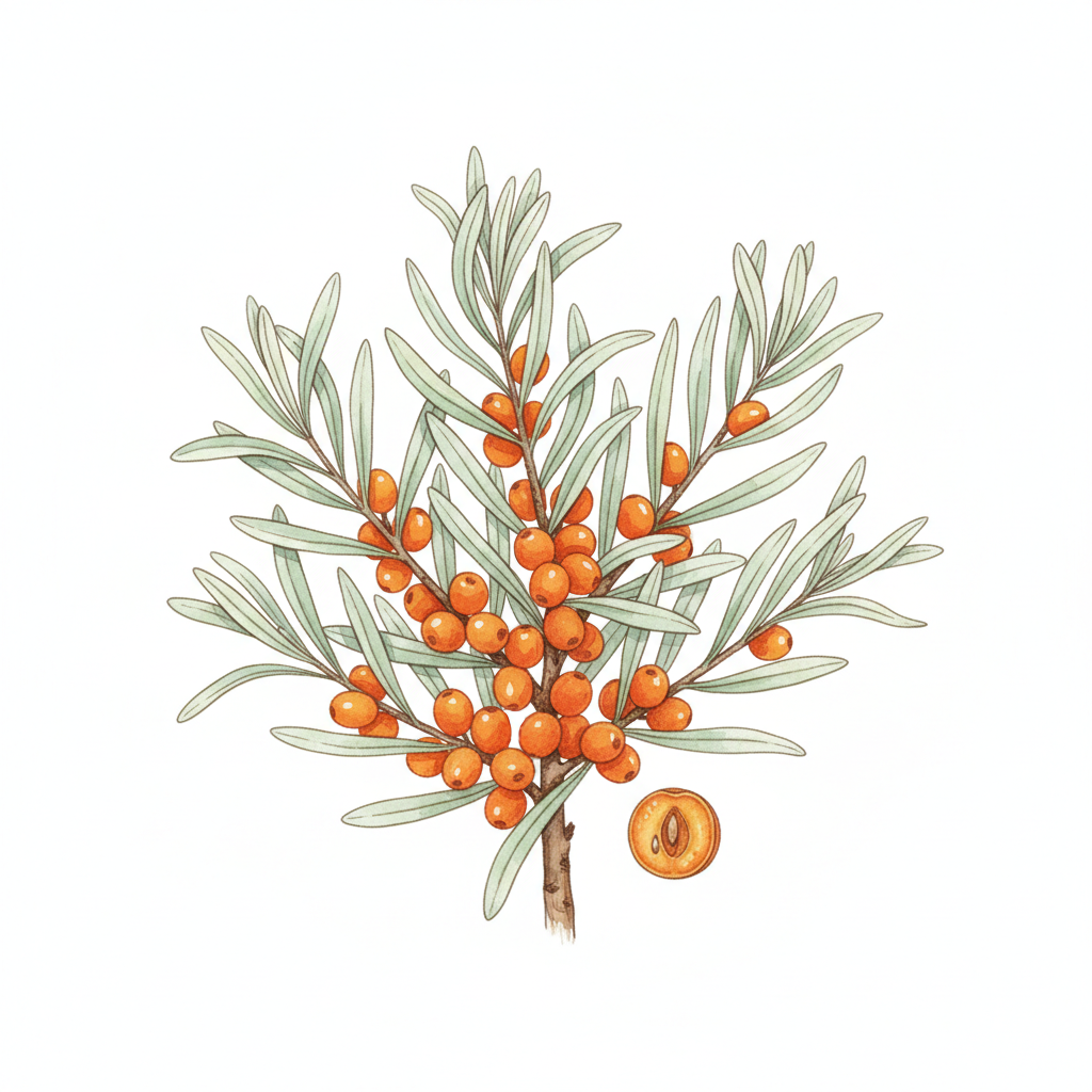 Sea Buckthorn (Hippophae rhamnoides)