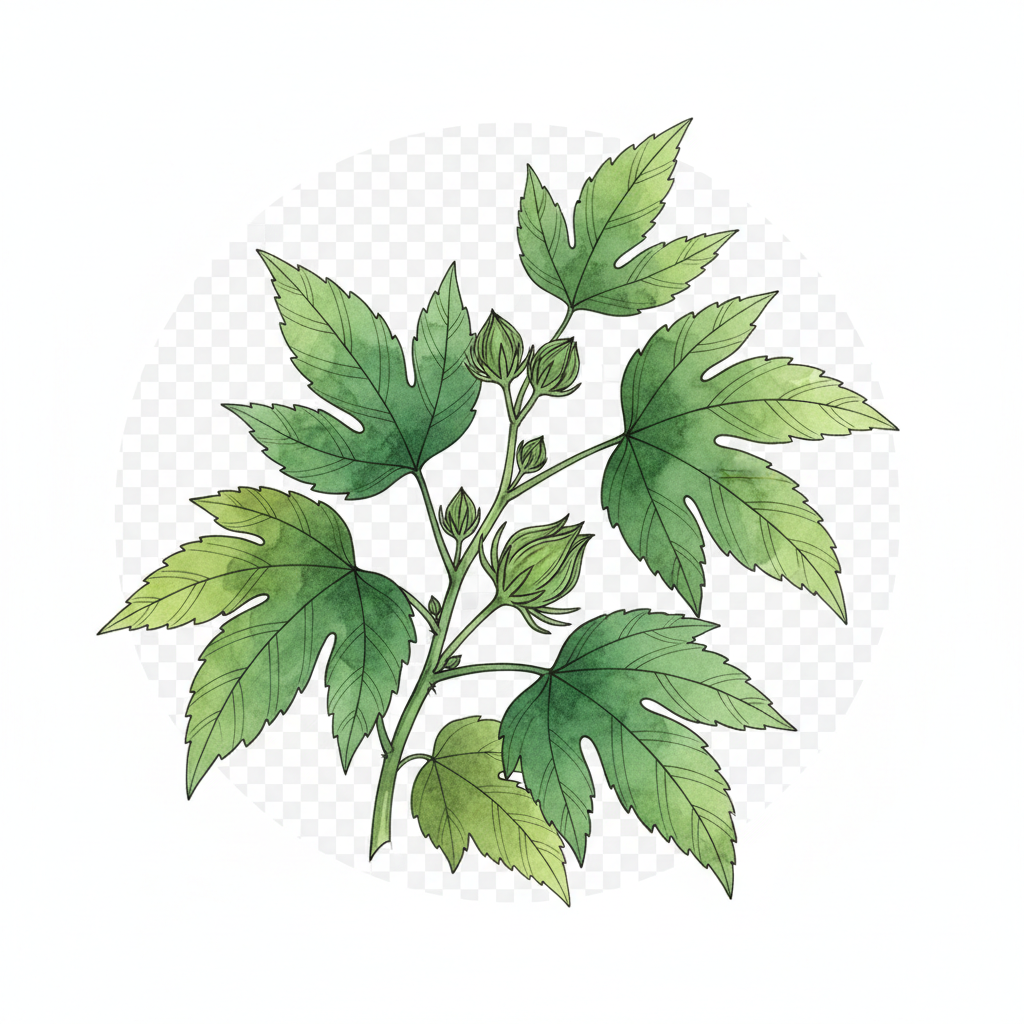 Roselle leaf